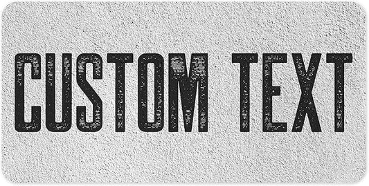Custom Sign, Custom Street Sign, 11 Font Colors, 13 Font Styles, 4 Hole Options, 22 Sizes, 9x18 Inches, Rust Free DiBound, Fade Resistant, Made in USA by My Sign Center (Concrete)