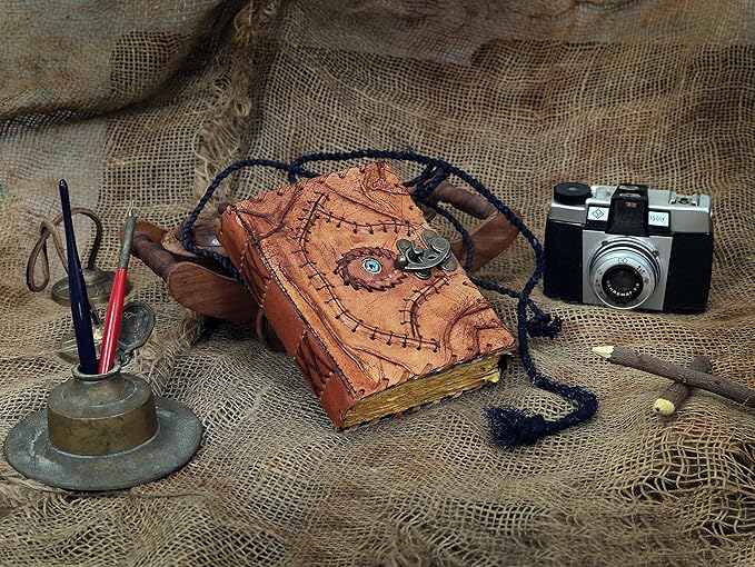 Hocus Pocus Book of Spells Hocus Pocus Spell book Prop Gifts Halloween Decorations Decor Leather Journal Writing Book Of shadow Best Christmas Gifts For Men And Women