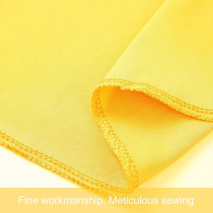 40ft x 12ft Yellow Backdrop Curtains Wrinkle Free Backdrop Curtain for Wedding Parties Yellow Fabric Backdrops Drapes Back Drop Cloth Bridal Shower Stage Curtains Wedding Decorations for Reception