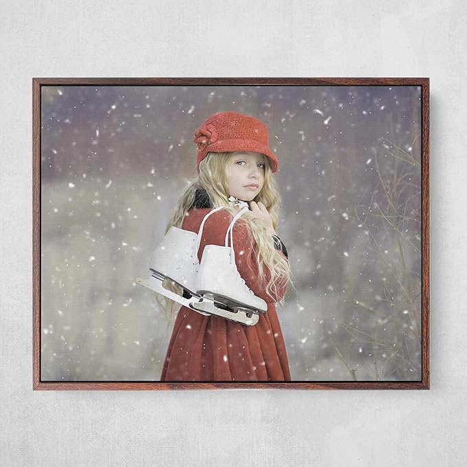 Personalized Custom Canvas Prints: Photo On Canvas (Dark Brown, 20X30) Transform Your Photos into Stunning Framed Wall Art Digitally Printed Photo To Canvas Ideal for Home Decor, Gifts Keepsakes.