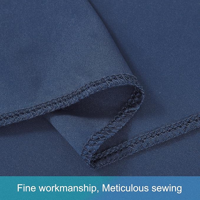 40ft x 12ft Navy Blue Backdrop Curtains Wrinkle Free Backdrop Curtain for Wedding Parties Blue Fabric Backdrops Drapes Back Drop Cloth Bridal Shower Stage Curtains Wedding Decorations for Reception