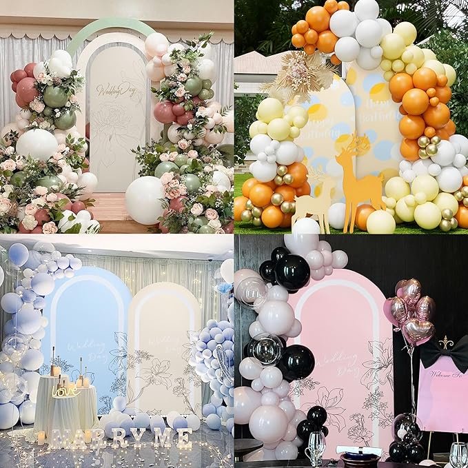 Wedding Arch Cover Spandex Arch Backdrop Cover Stretchy Backdrop for Wedding Birthday Party Decoration Baby Shower