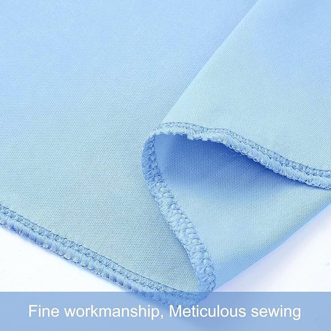 40ft x 12ft Baby Blue Backdrop Curtains Wrinkle Free Backdrop Curtain for Wedding Parties Blue Fabric Backdrops Drapes Back Drop Cloth Bridal Shower Stage Curtains Wedding Decorations for Reception