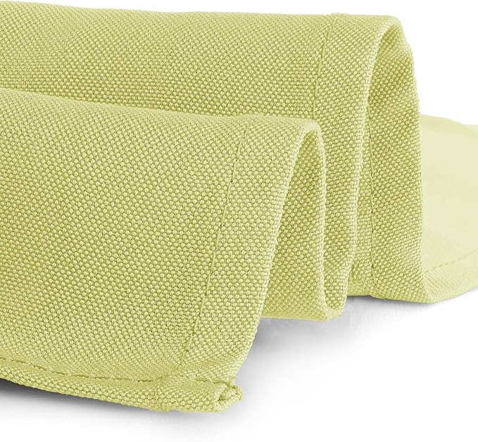 Gee Di Moda Square Tablecloth - 85 x 85 Inch Yellow Table Cloth for Large Square or Round Tables - Heavy Duty Washable Fabric - for Buffet Table, Holiday Party, Dinner, Wedding & Baby Shower