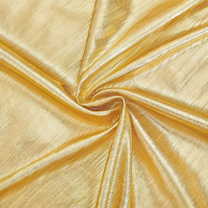 Gold Backdrop Curtains for Birthday Party: 4.8ftx8ft Sequin Background Baby Shower Curtain Drapes for Graduation Arch Backdrop