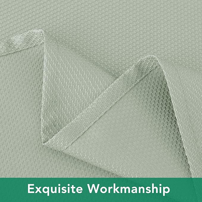 Biscaynebay Round Tablecloth 70 Inch-Sage Outdoor Fabric Table Cover-Small Circle Folding Table Cloths Linen Water Resistant Washable for Kitchen Dining Picnic Patio Outdoor Party Restaurant Tables