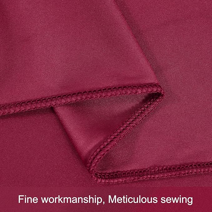 50ft x 12ft Burgundy Backdrop Curtains Wrinkle Free Backdrop Curtain for Wedding Parties Maroon Fabric Backdrops Drapes Back Drop Cloth Bridal Shower Stage Curtains Wedding Decorations for Reception