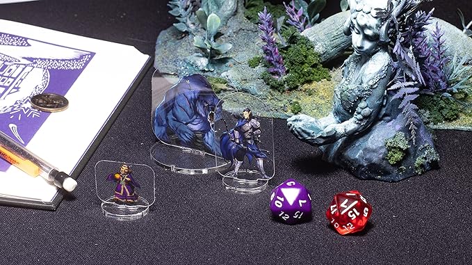 Arcknight Flat Plastic Miniatures: Mankind; 62 Unique Human-Themed Minis for DND 5e and Pathfinder; Affordable, Skinny Figurines for Dungeons and Dragons and Other Tabletop RPG Games