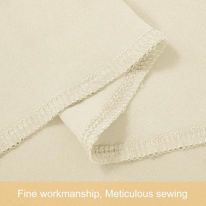 20ft x 12ft Beige Backdrop Curtains Wrinkle Free Backdrop Curtain for Wedding Parties Beige Fabric Backdrops Drapes Back Drop Cloth Bridal Shower Stage Curtains Wedding Decorations for Reception