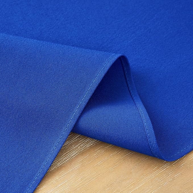 2 Pack Blue Long Table Runner 12 x 108 Inch Solid Color Farmhouse Runners Coffee Table Dresser for Daily Party Home Decoration