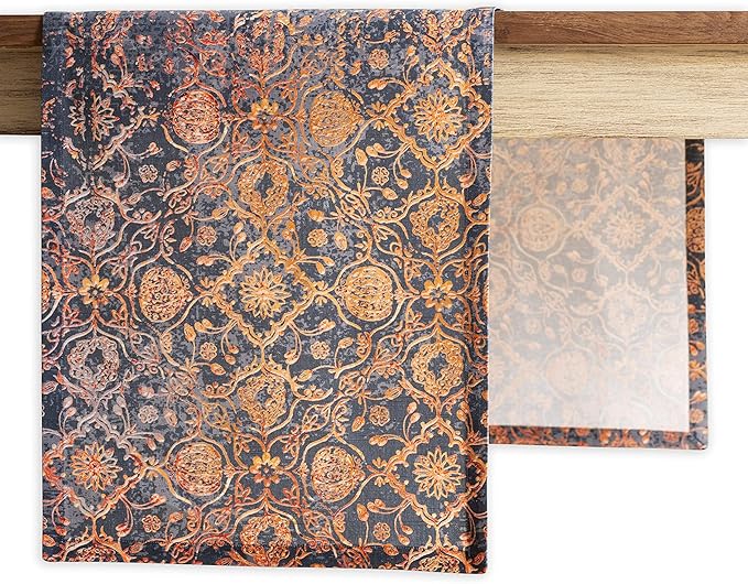 Maison d' Hermine Table Runner 100% Cotton Single Layer Table Runners 60 inches Long for Thanksgiving Christmas Decorations Home Kitchen Dining Party Wedding (Imperfection, 14.5" x 60")