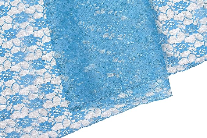 MDS Pack of 12 Wedding 12 x 108 inches Satin Table Runner for Wedding, Decorations for Birthday Parties, Banquets, Graduations, Engagements, Runners fit Rectangle, Round Table- Turquoise