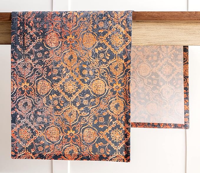 Maison d' Hermine Table Runner 100% Cotton Single Layer Table Runners 48 inches Long for Thanksgiving Christmas Decorations Home Kitchen Dining Party Wedding (Imperfection, 14.5" x 48")