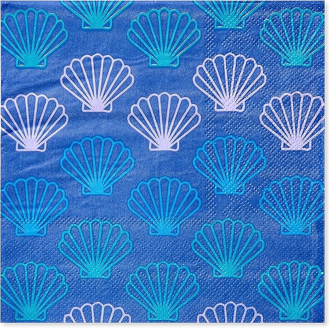 American Greetings Mermaid Party Supplies, Lunch Napkins (50-Count)