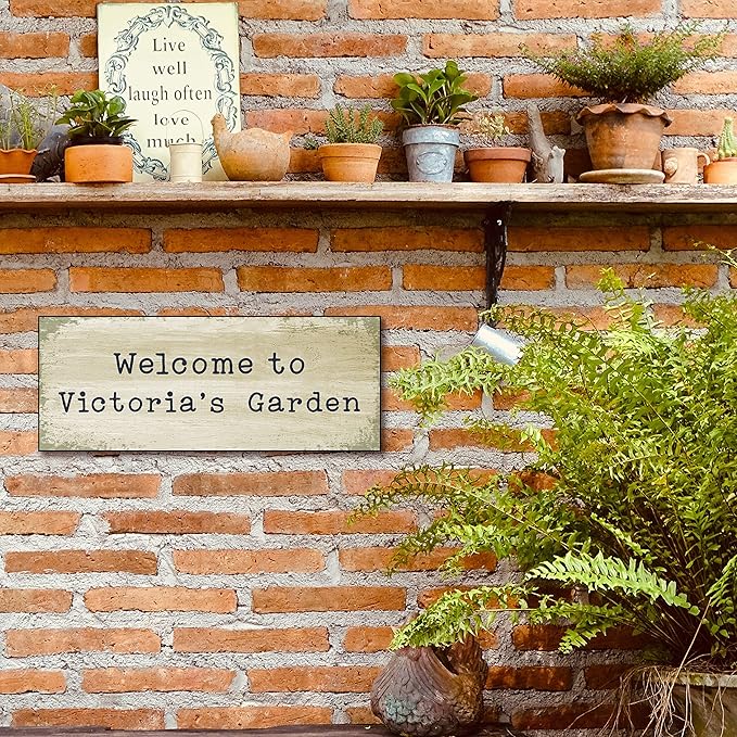 Personalized Signs for Home, Custom Sign with Any Text, 3 Sizes - 12 Background Options & 8 Fonts - Customizable Sign 18X7