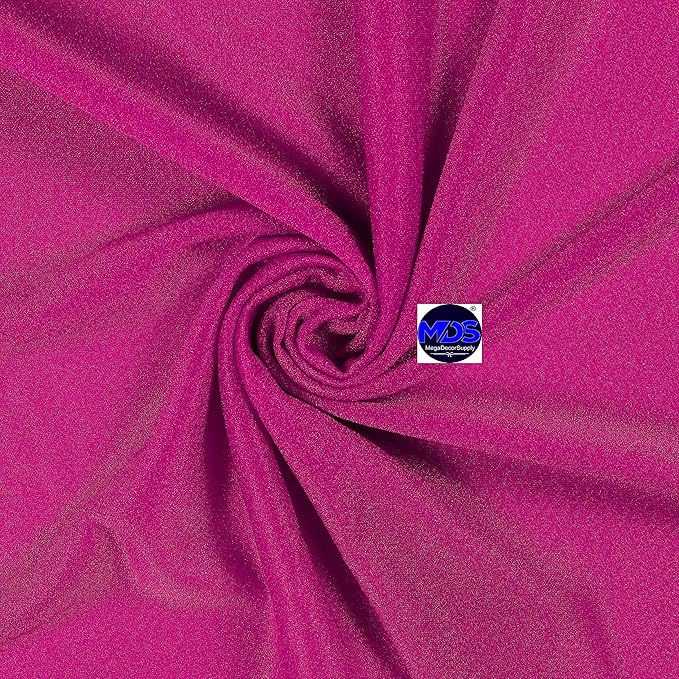 MDS Halloween Chiffon Draping Fabric - 1 Panel, 30" Wide x 100ft Long - Sheer Spooky Arbor & Canopy Drapery for Haunted House Backdrops, Party Ceilings, DIY Costumes & Themed Events - Magenta